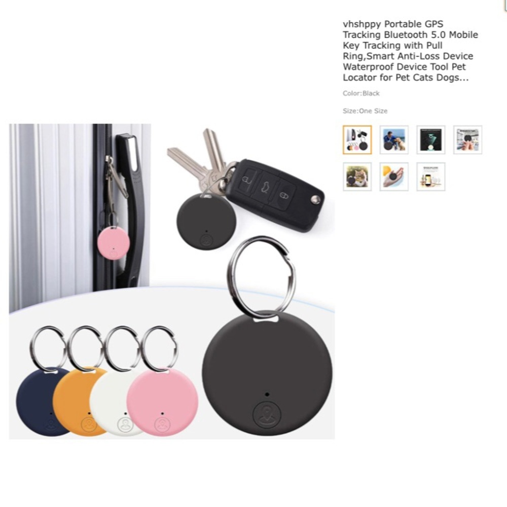 5 GPS Tracking Bluetooth 5.0 Smart Anti-Loss Waterproof Pet Locator Pet Wallet